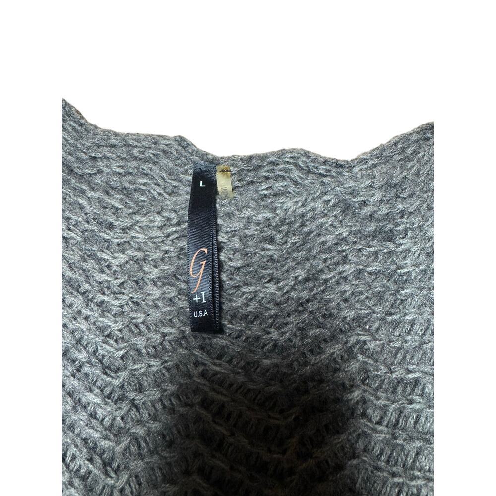 Women’s gray‎ acrylic/wool blend dress. Size L - Picture 5 of 6
